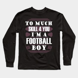 American Football Player Tackle Gift Idea Long Sleeve T-Shirt